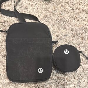 lululemon athletica Black Belt Bag Compact and Durable